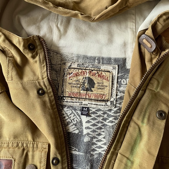 COPY - VANS X Dennis Hopper Morroco Jacket Medium Heavy Cotton Military M - Picture 3 of 7
